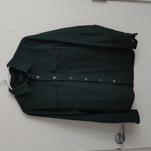 Emerald Green Roark Snap Shirt